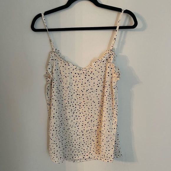 Kori America Ruffles& Dots Camisole in Ivory - Picture 6 of 6